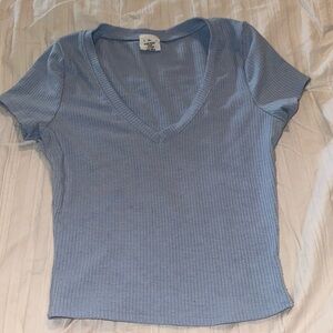 Destined blue crop top like new barely worn